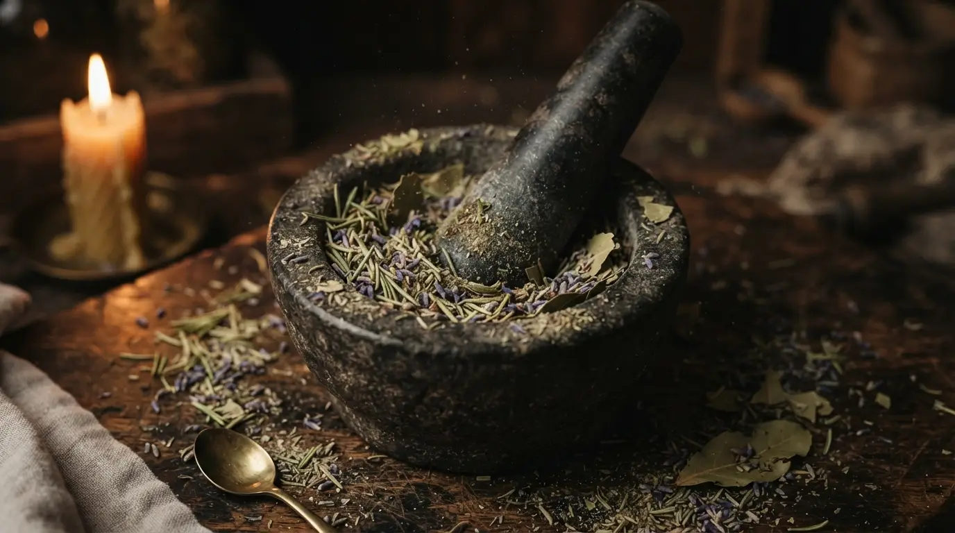 Guia Completo do Pilão na Magia Natural: Como Escolher, Limpar, Consagrar e Usar Esse Utensílio Ancestral